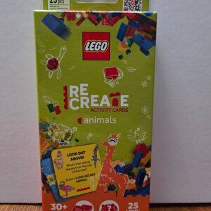 Lego Recreate Activity Cards - Animals - Brand New in Box